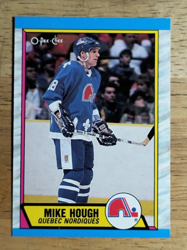 1989-90 O-Pee-Chee #266 Mike Hough RC