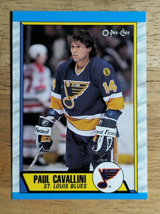 1989-90 O-Pee-Chee #269 Paul Cavallini RC