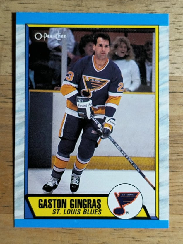 1989-90 O-Pee-Chee #270 Gaston Gingras