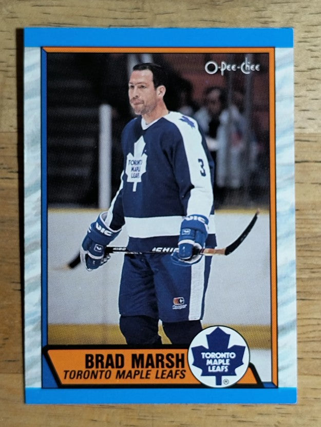1989-90 O-Pee-Chee #276 Brad Marsh