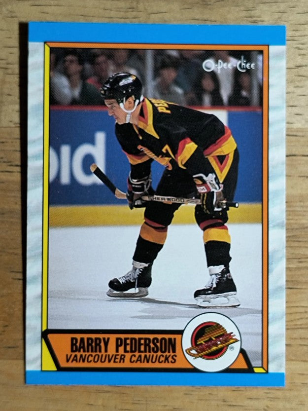 1989-90 O-Pee-Chee #281 Barry Pederson