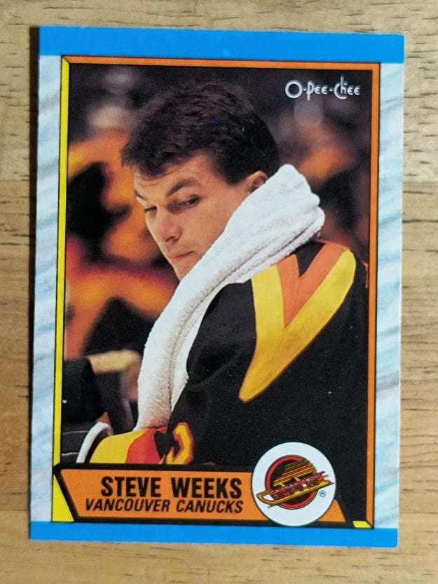 1989-90 O-Pee-Chee #285 Steve Weeks