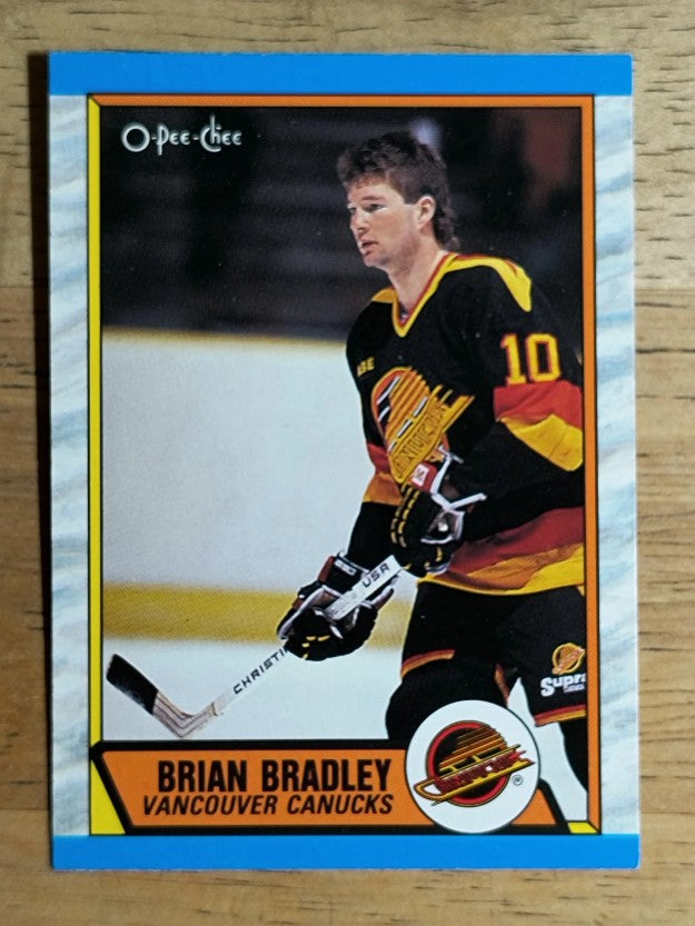 1989-90 O-Pee-Chee #287 Brian Bradley RC
