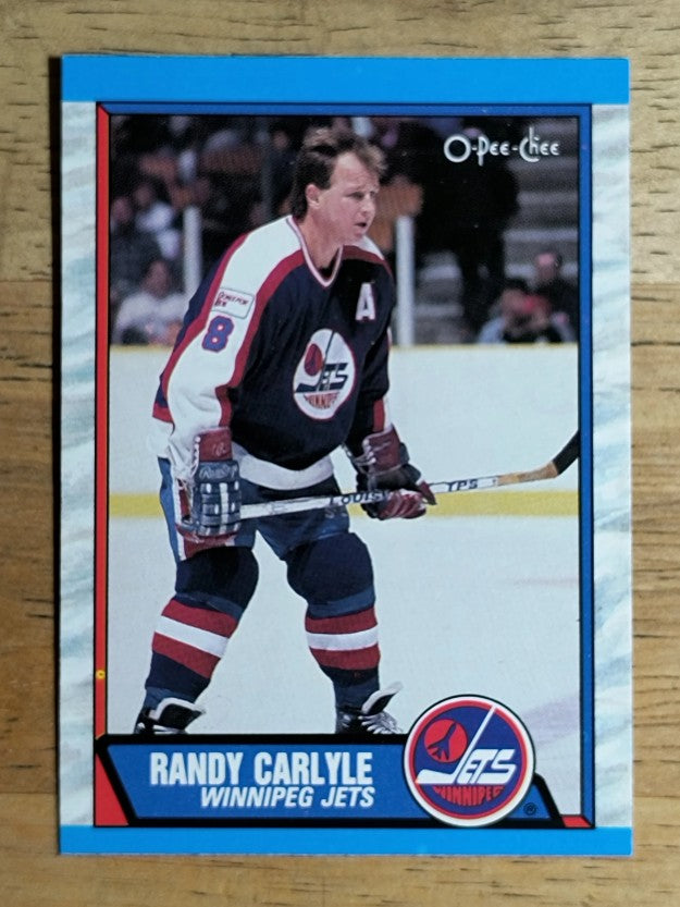 1989-90 O-Pee-Chee #291 Randy Carlyle