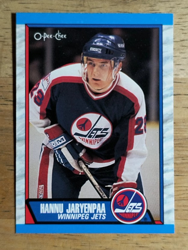 1989-90 O-Pee-Chee #292 Hannu Jarvenpaa RC