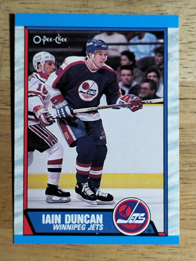 1989-90 O-Pee-Chee #293 Iain Duncan