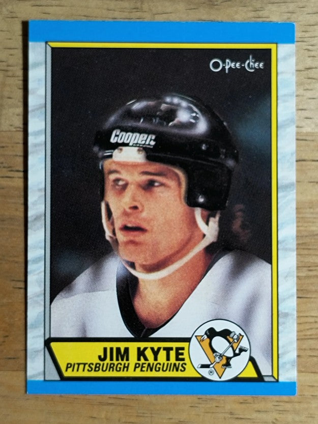 1989-90 O-Pee-Chee #295 Jim Kyte