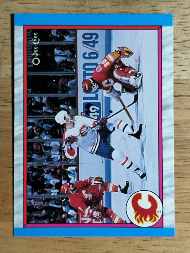 1989-90 O-Pee-Chee #300 Calgary Flames