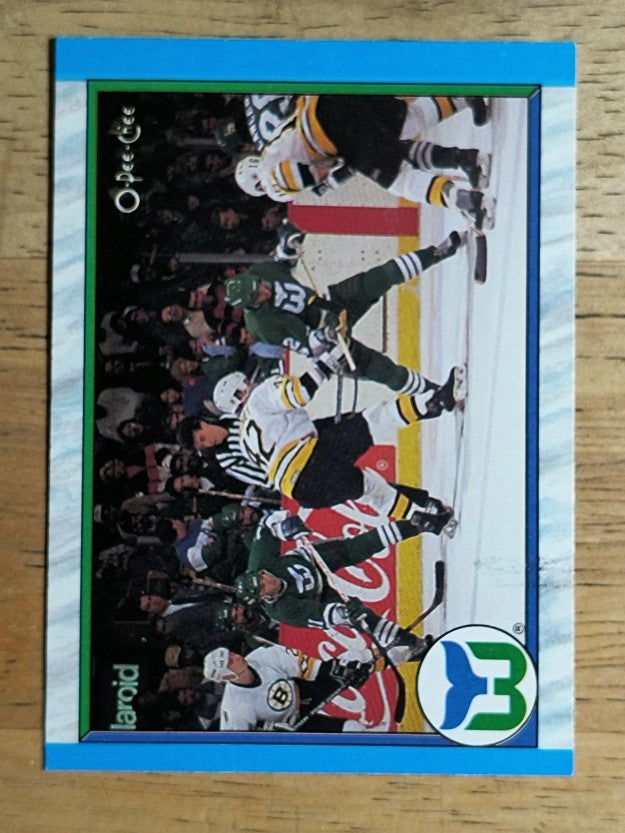 1989-90 O-Pee-Chee #304 Hartford Whalers