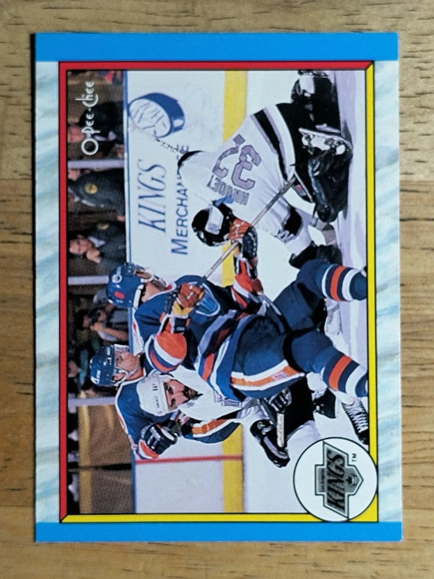 1989-90 O-Pee-Chee #305 Los Angeles Kings