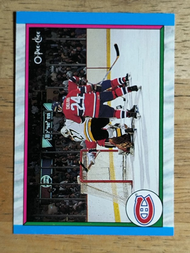 1989-90 O-Pee-Chee #307 Montreal Canadiens