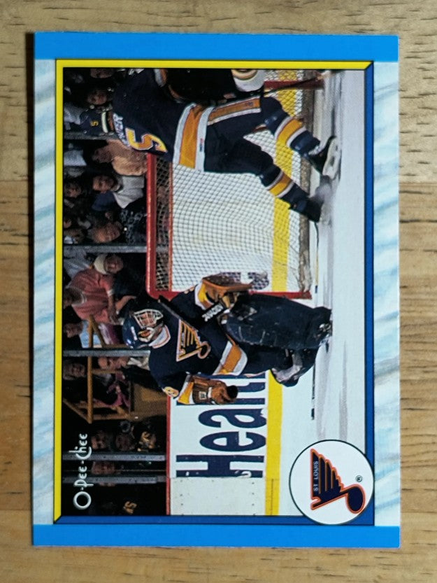 1989-90 O-Pee-Chee #314 St. Louis Blues