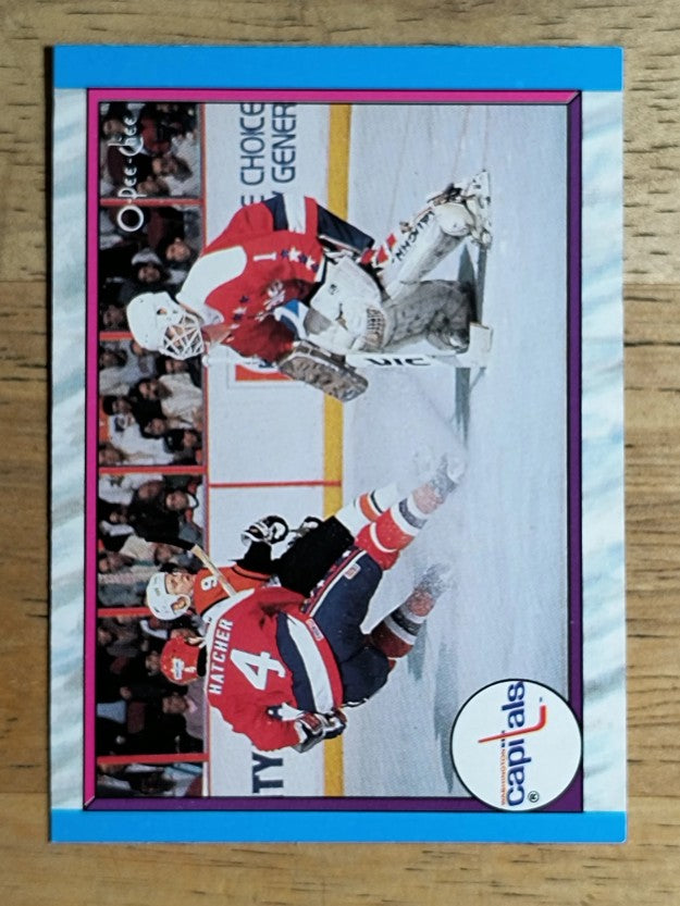 1989-90 O-Pee-Chee #317 Washington Capitals