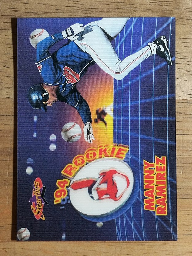 1994 Sportflics Rookie/Traded Rookie Starflics #TR2 Manny Ramirez