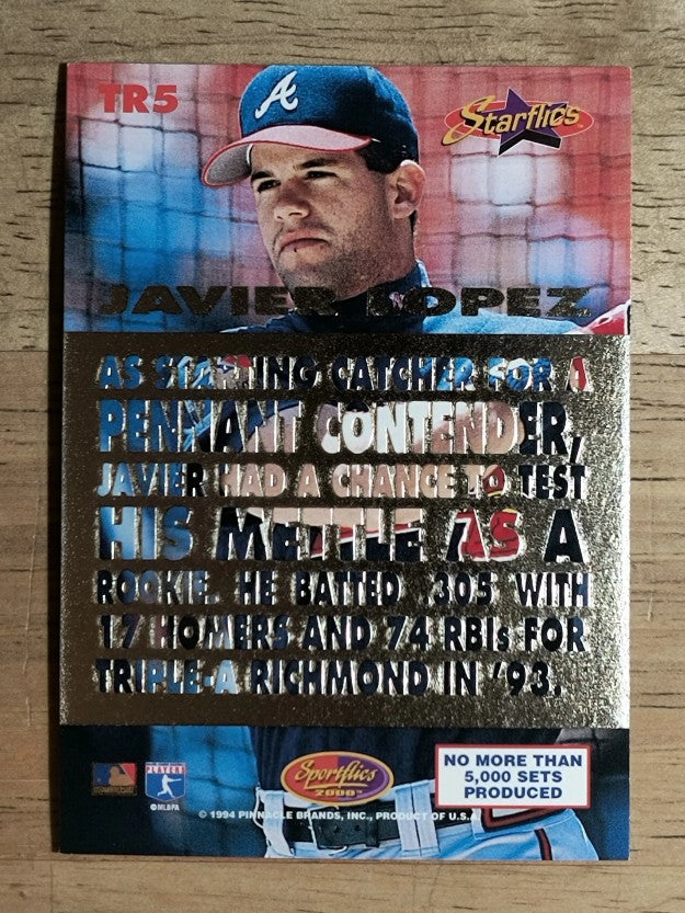 1994 Sportflics Rookie/Traded Rookie Starflics #TR5 Javier Lopez