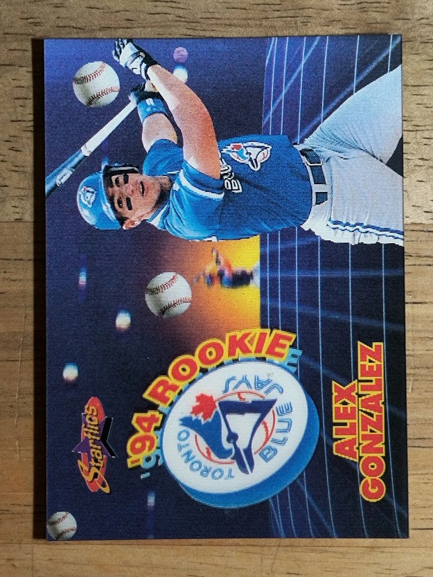 1994 Sportflics Rookie/Traded Rookie Starflics #TR6 Alex Gonzalez