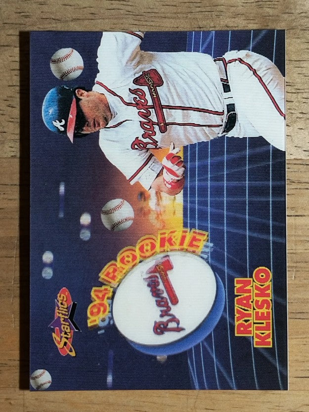1994 Sportflics Rookie/Traded Rookie Starflics #TR9 Ryan Klesko