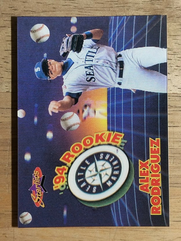 1994 Sportflics Rookie/Traded Rookie Starflics #TR11 Alex Rodriguez