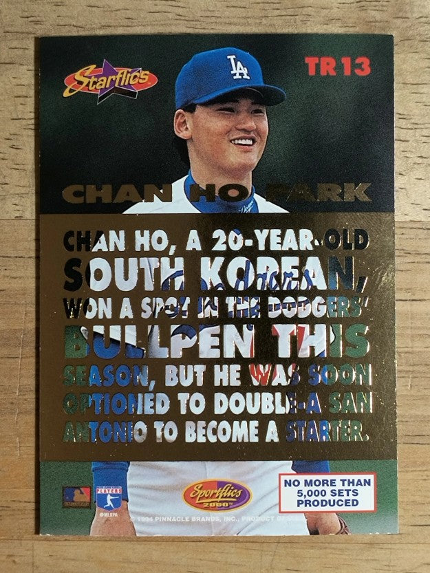 1994 Sportflics Rookie/Traded Rookie Starflics #TR13 Chan Ho Park
