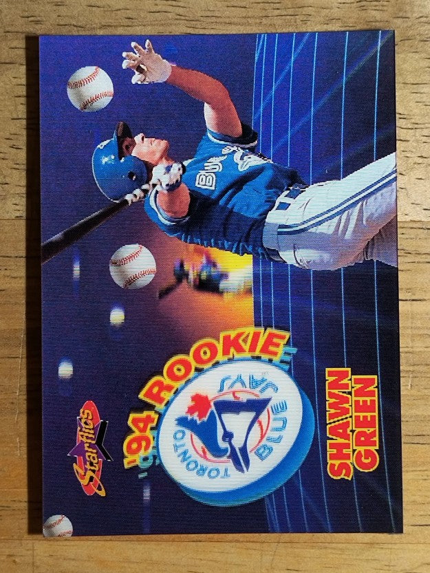 1994 Sportflics Rookie/Traded Rookie Starflics #TR16 Shawn Green