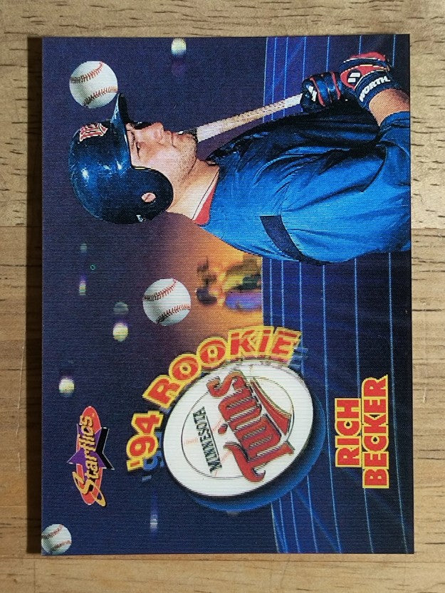 1994 Sportflics Rookie/Traded Rookie Starflics #TR17 Rich Becker