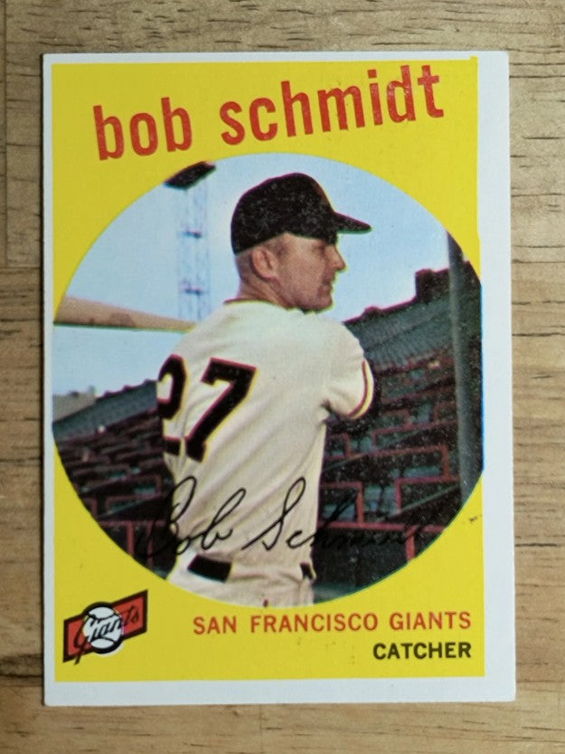 1959 Topps #109 Bob Schmidt (EX)