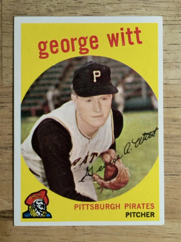 1959 Topps #110 George Witt RC (EX)