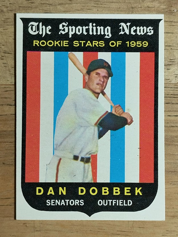 1959 Topps #124 Dan Dobbek RS RC (NM)