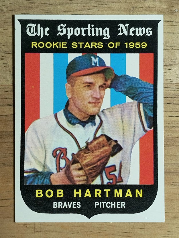 1959 Topps #128 Bob Hartman RS RC (NM)