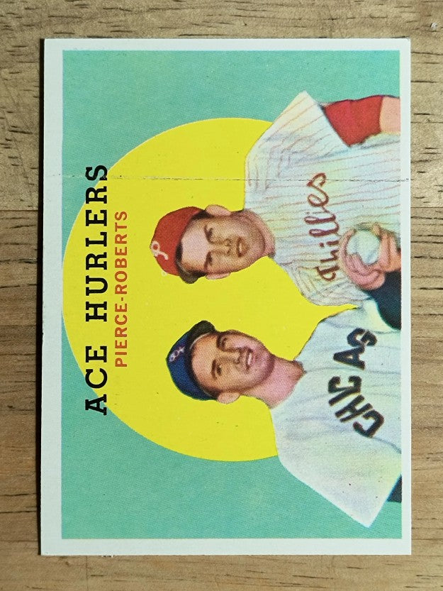 1959 Topps #156 Ace Hurlers/Billy Pierce/Robin Roberts (EXMT)