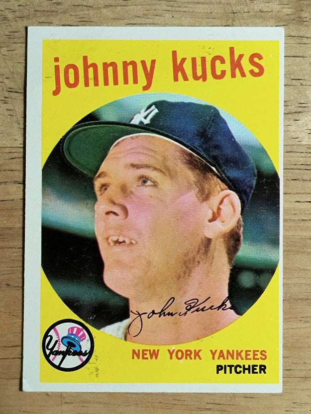 1959 Topps #289 Johnny Kucks (VG)