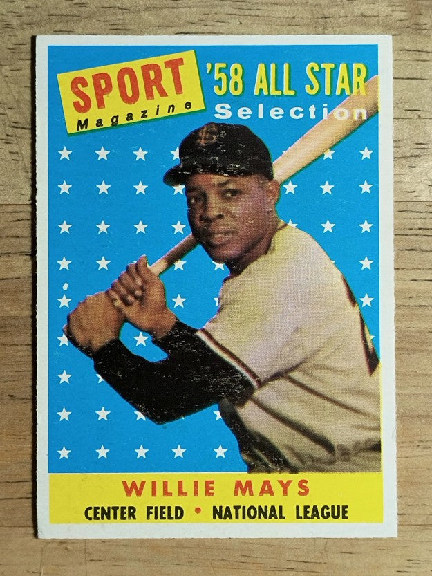 1958 Topps #486 Willie Mays AS (EX)