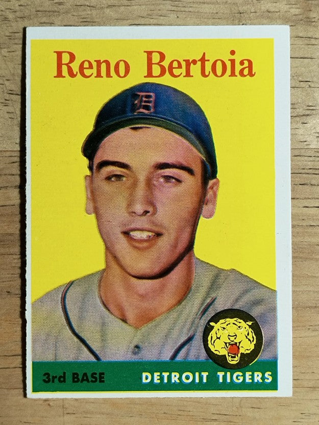 1958 Topps #232 Reno Bertoia (EX)