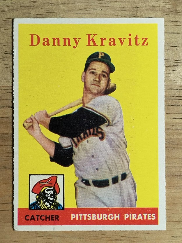 1958 Topps #444 Danny Kravitz (EX)
