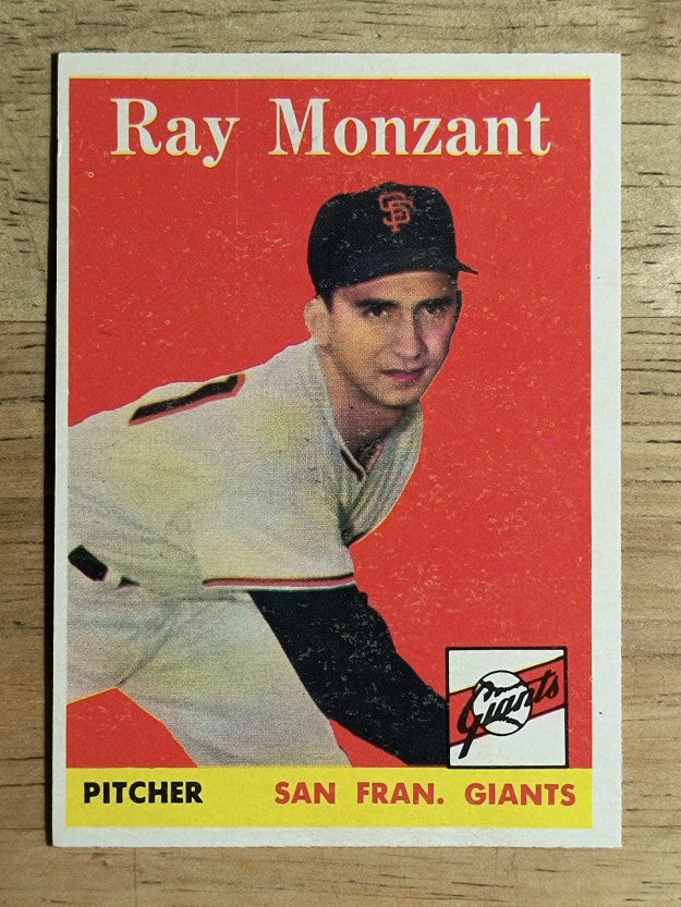 1958 Topps #447 Ray Monzant (EXMT)