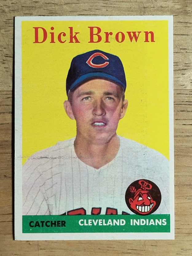 1958 Topps #456 Dick Brown RC (EX)