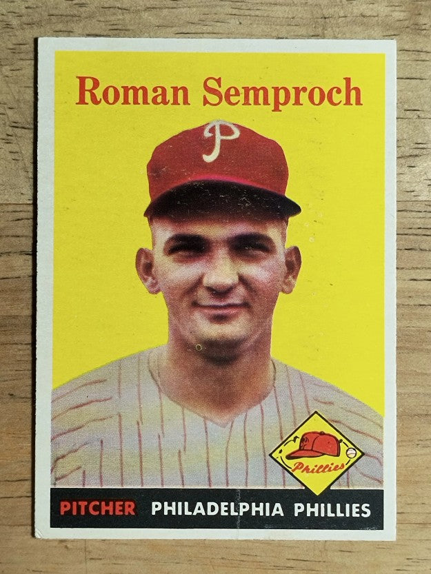 1958 Topps #474 Roman Semproch RC (EXMT)