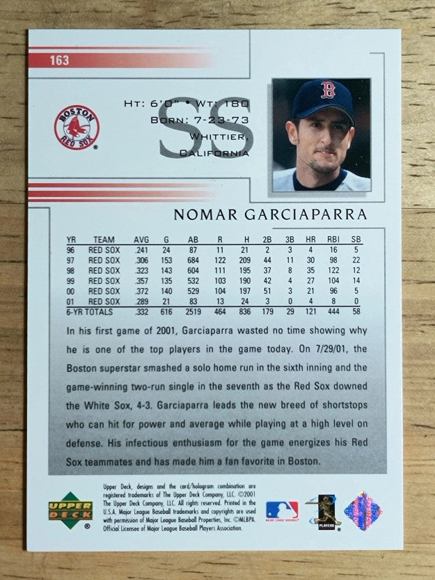 2002 Upper Deck #163 Nomar Garciaparra
