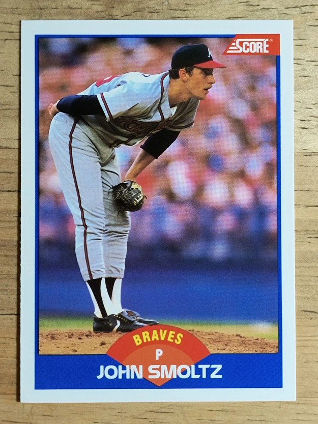 1989 Score #616 John Smoltz RC