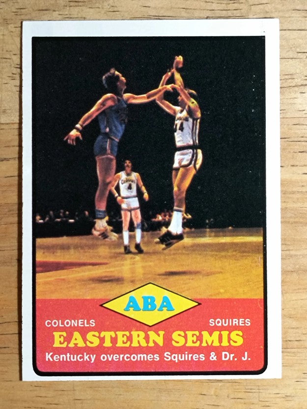 1973-74 Topps #204 ABA Eastern Semis/Dan Issel (NM)