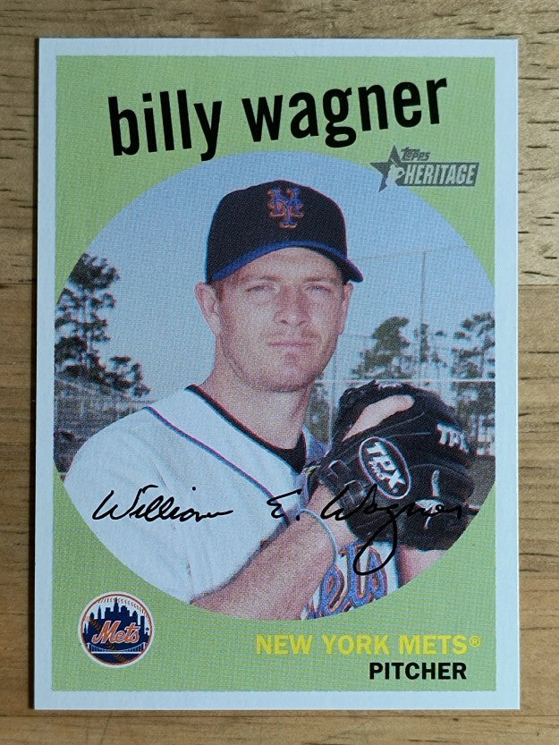 2008 Topps Heritage #13 Billy Wagner GB SP