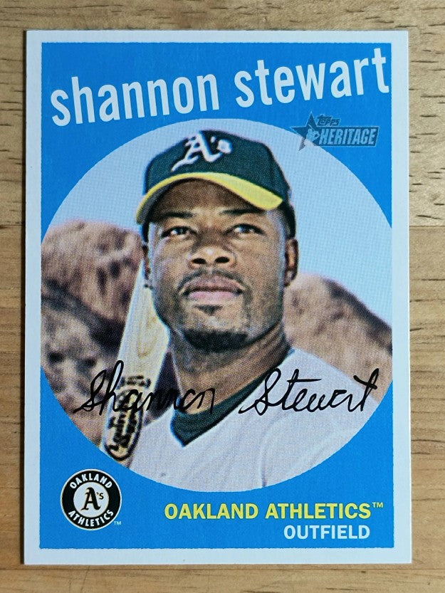 2008 Topps Heritage Black Back #264 Shannon Stewart