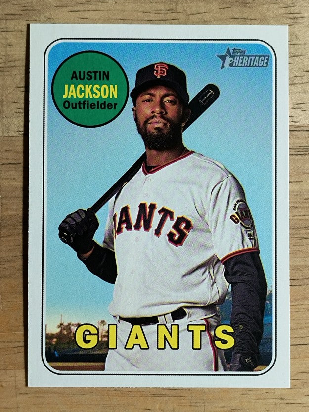 2018 Topps Heritage #648 Austin Jackson