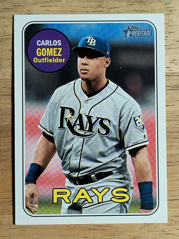 2018 Topps Heritage #671 Carlos Gomez