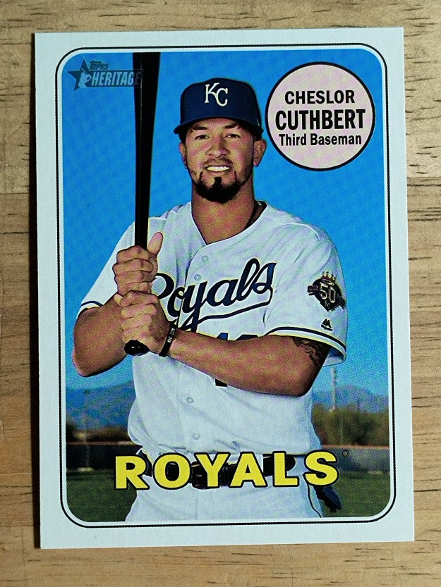 2018 Topps Heritage #680 Cheslor Cuthbert