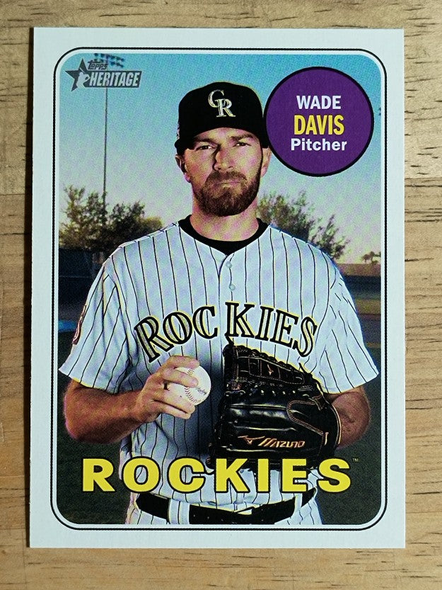 2018 Topps Heritage #689 Wade Davis