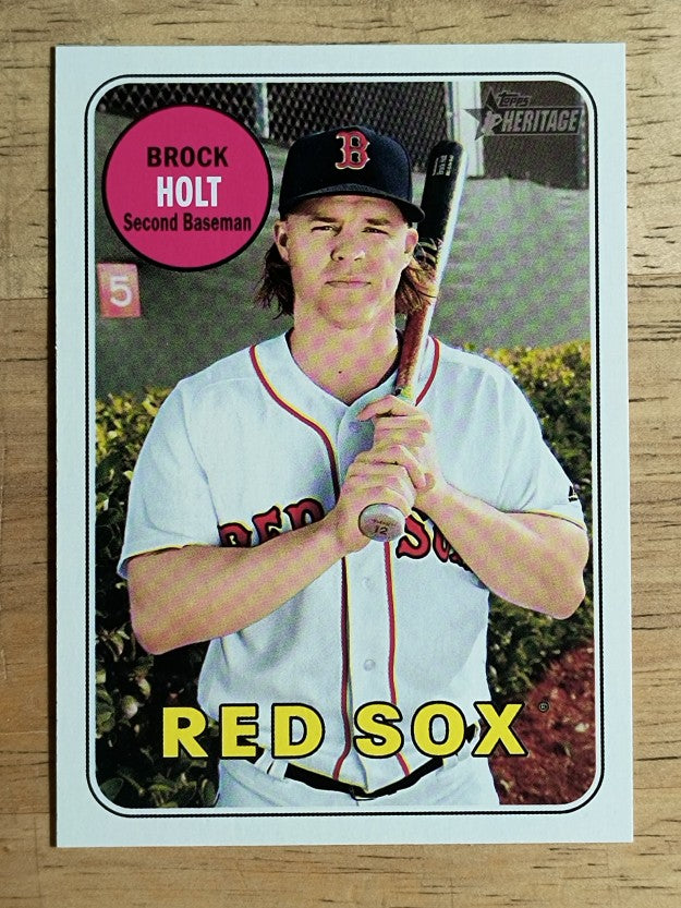 2018 Topps Heritage #691 Brock Holt