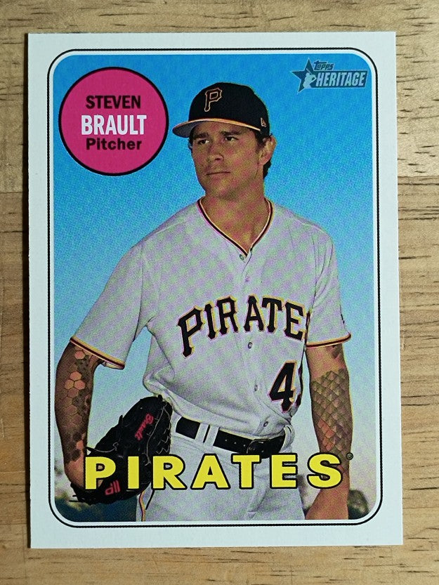 2018 Topps Heritage #692 Steven Brault