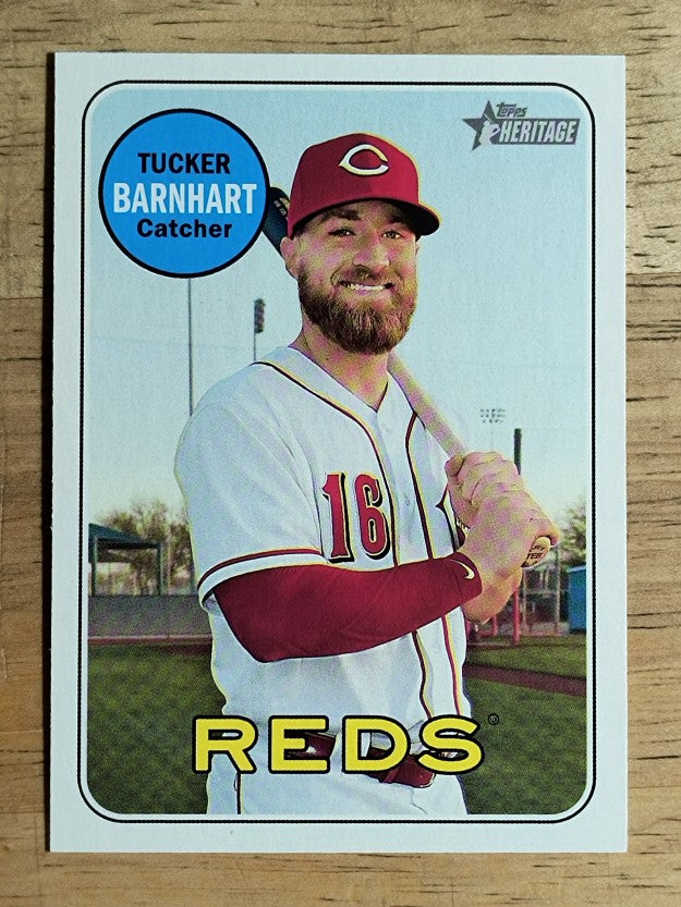 2018 Topps Heritage #694 Tucker Barnhart