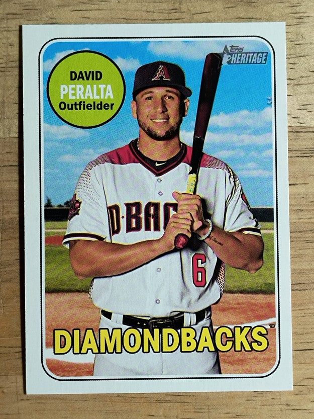 2018 Topps Heritage #695 David Peralta